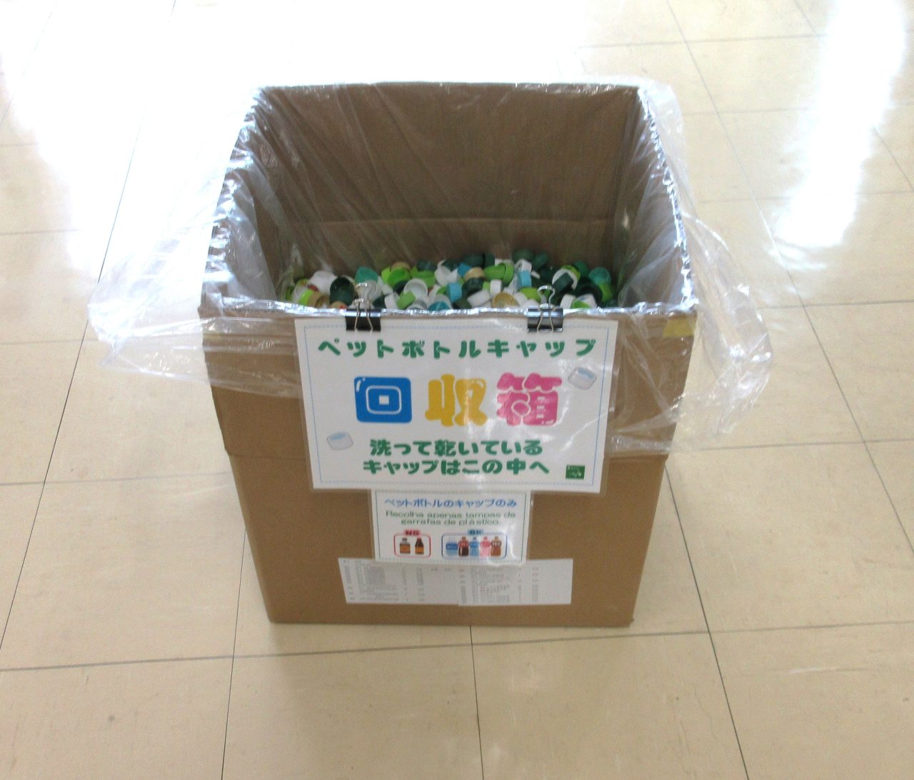 ペットボトルキャップ回収活動